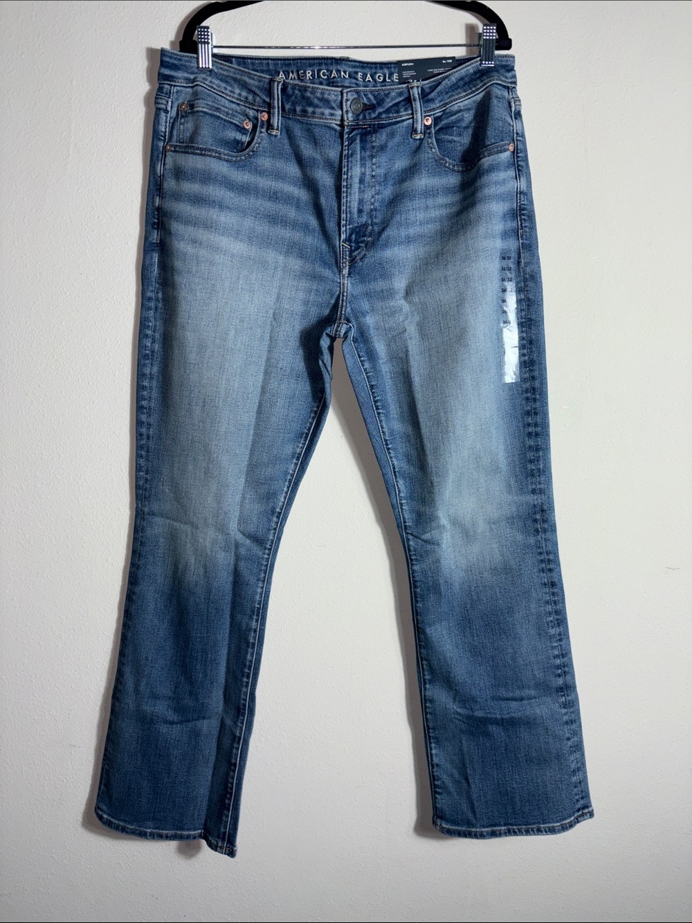 American Eagle Medium Blue Straight Leg Jeans